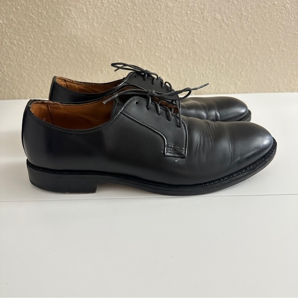 Allen Edmonds Men's Whitney Plain Toe Derby Oxford Shoes in Black Color sz 9.5 - Picture 5 of 15